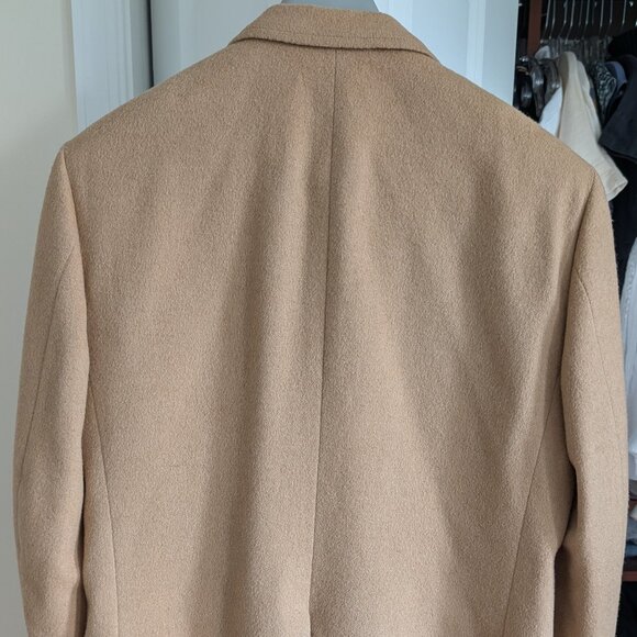 NOS Custom Made in USA Camel Hair Blazer Sport Coat Jacket Patch Pockets US43R - Picture 5 of 5